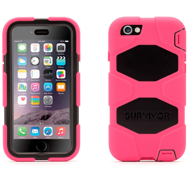 Griffin GB38904 Survivor All-Terrain Case for iPhone 6/6S - Pink
