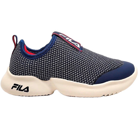 Tênis FILA Infantil Masculino F04K004-3144 27 - Marino/Raw Branco/Vermelho