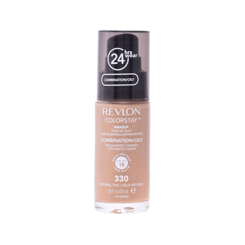 Base Revlon Colorstay Combination Oily 330 Natural TAN 8960-11