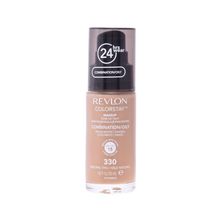 Base Revlon Colorstay Combination Oily 330 Natural TAN 8960-11