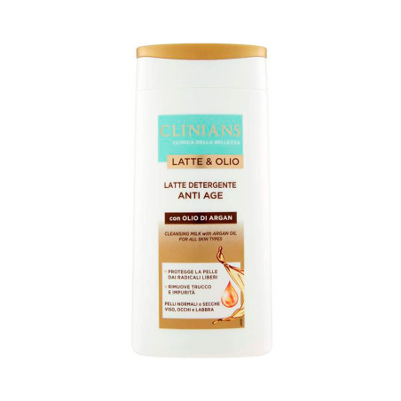 Leite de Limpeza Clinians com Óleo de Argan