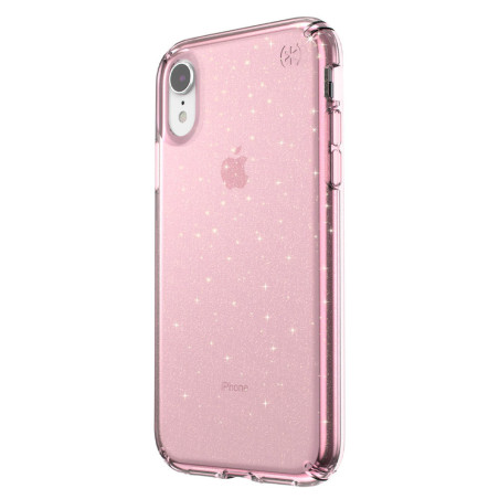 Case Speck Presidio Clear + Glitter iPhone XR Bella Pink/Gold