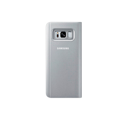 Samsung Case S8 EF ZG950CSEGBR Clear View Standing Cover Silver