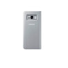 Case Samsung S8 EF-ZG950CSEGBR Clear View Standing Cover Plata