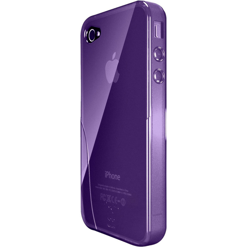 Capa iSkin para iPhone 4 B0042GS7ZS - Roxo
