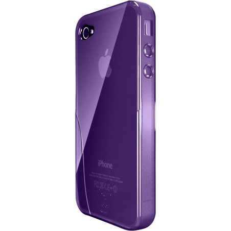 Capa iSkin para iPhone 4 B0042GS7ZS - Roxo