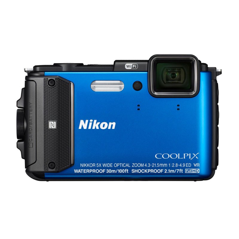 Câmera Nikon Coolpix AW130 16MP Blue 26492