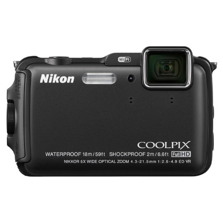 Câmera Nikon Coolpix AW120 16MP Black