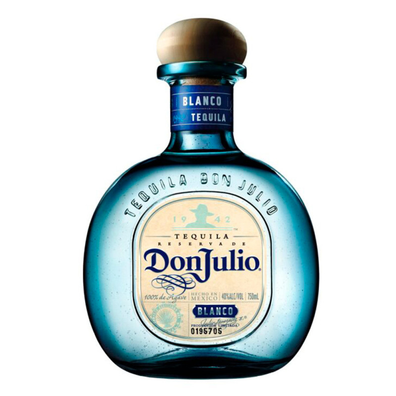 Tequila Don Julio Blanco 750ML 38% vol - Sabor a agave de México