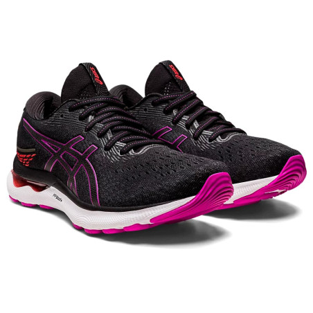 Tênis ASICS Feminina 1012B201.004 40 Gel Nimbus 24 Preto/Orquídea