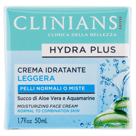CREME FACIAL HIDRATANTE CLINIANS HYDRA PLUS 50ML