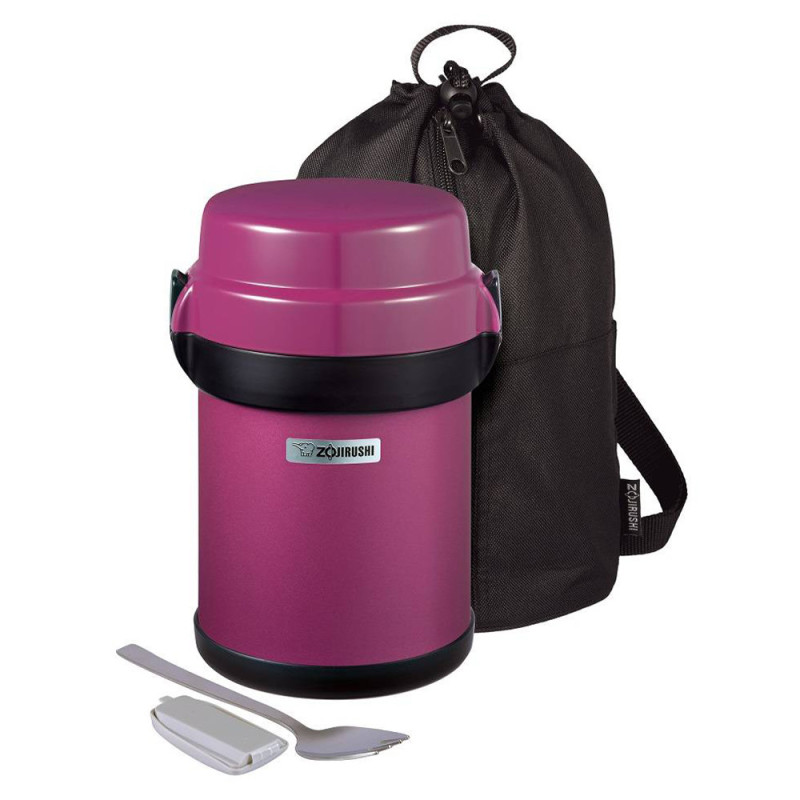 Pote Térmico Zojirushi SL-JBE14VZ 4 Potes - Ameixa