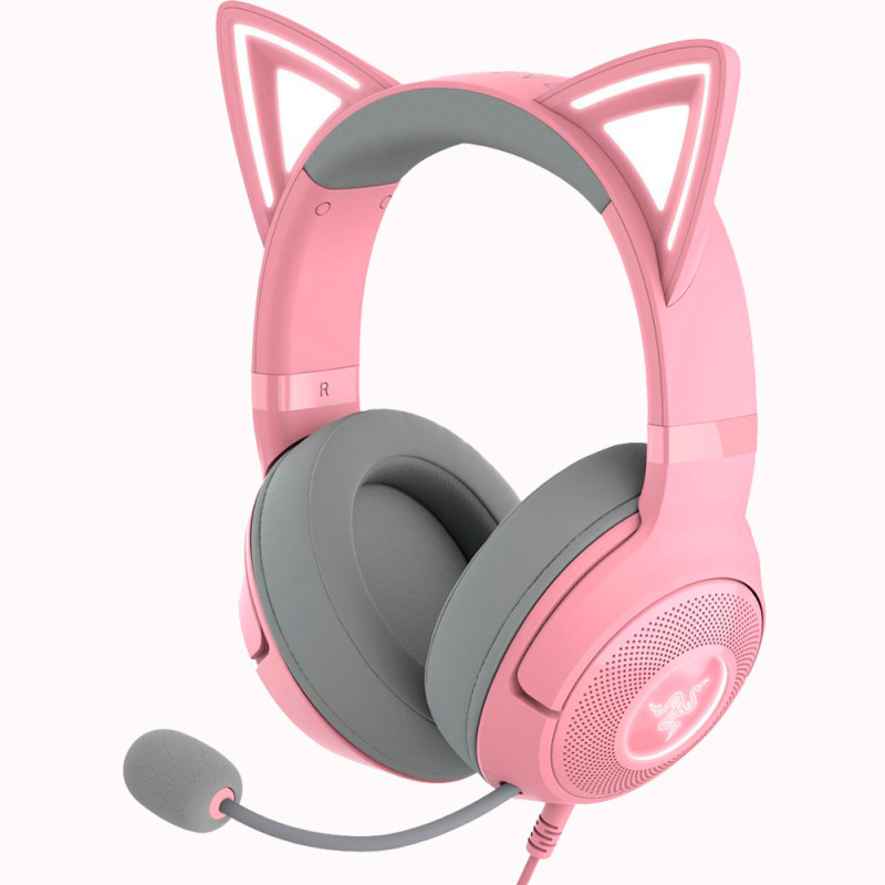 Headset Razer Kraken Kitty V2 USB - Preto RZ04-04730200-R3U1
