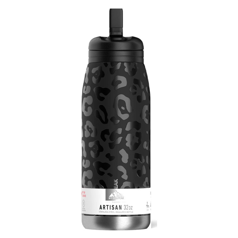 Garrafa Térmica HP-FLOW-32 Hydrapeak 946ML - Black Leopard