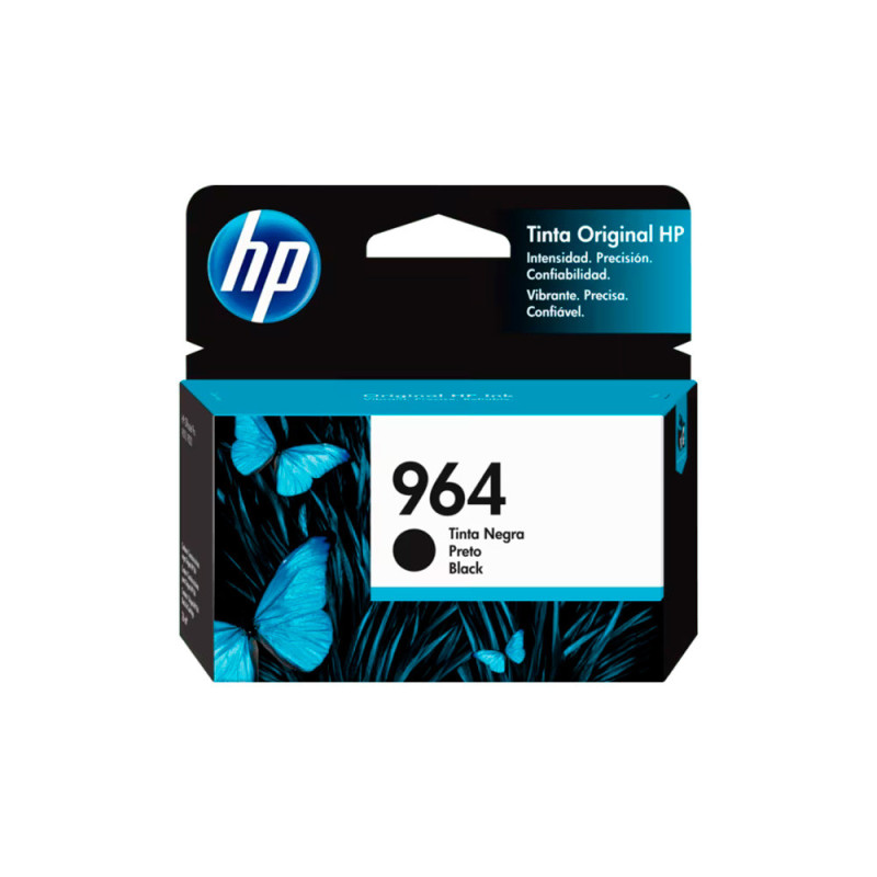 HP 964 Black Ink Cartridge (3JA53AL) - OfficeJet Pro, 700 pages
