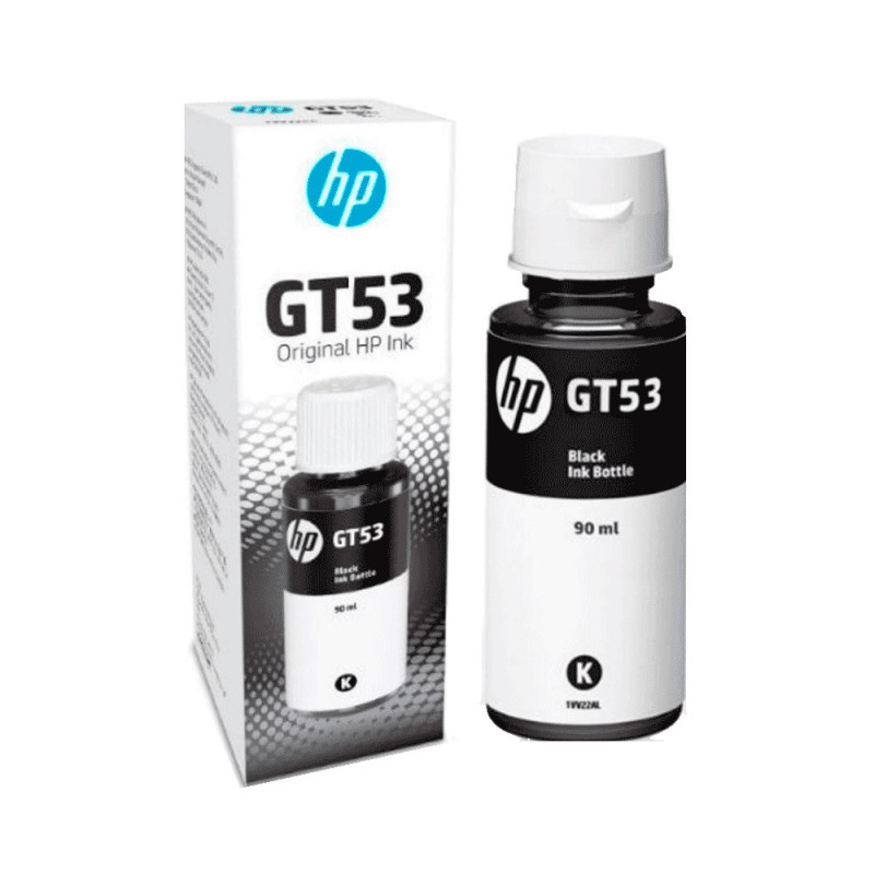 Botella de tinta HP GT53 Negra 90ml - 4.000 páginas