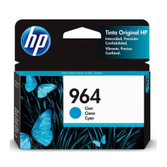 HP 964 Cyan 3JA50AL Ink Cartridge - 700 Pages for...
