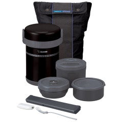 Zojirushi SL-GRE18BT Thermal Jar with 3 Pots - Black