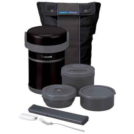 Zojirushi SL-GRE18BT Thermal Jar with 3 Pots - Black