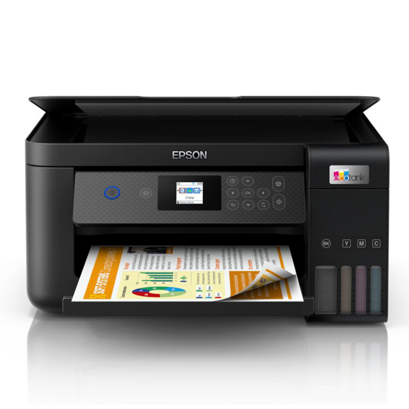 Impressora Multifuncional Epson EcoTank L4260 3 em 1 USB/Wi-Fi Bivolt - Preta C11CJ63301