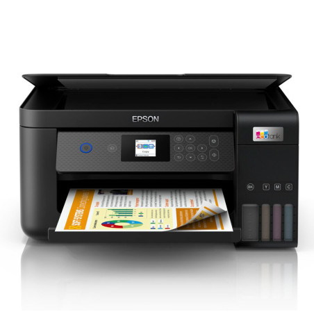 Impressora Multifuncional Epson EcoTank L4260 3 em 1 USB/Wi-Fi Bivolt - Preta C11CJ63301