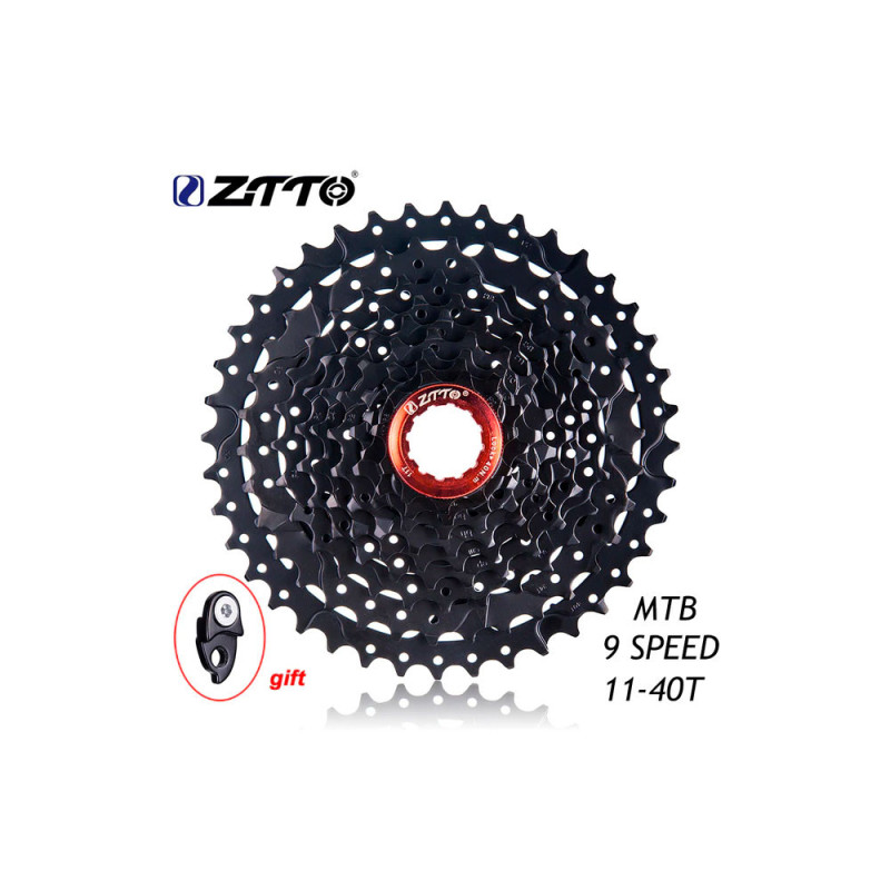 BIKE CASSETE  9V ZTTO 11/40 BLACK