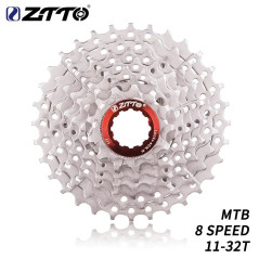 Cassette ZTTO 8V 11-32T para MTB - 8 velocidades y K7