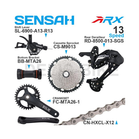 BIKE CAMBIO TR MTB SENSAH 13V ARX