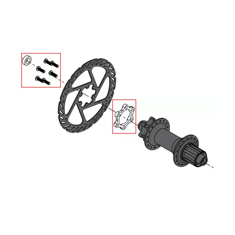 BIKE CUBO - ADAPTADOR BOOST ZTTO 6F -