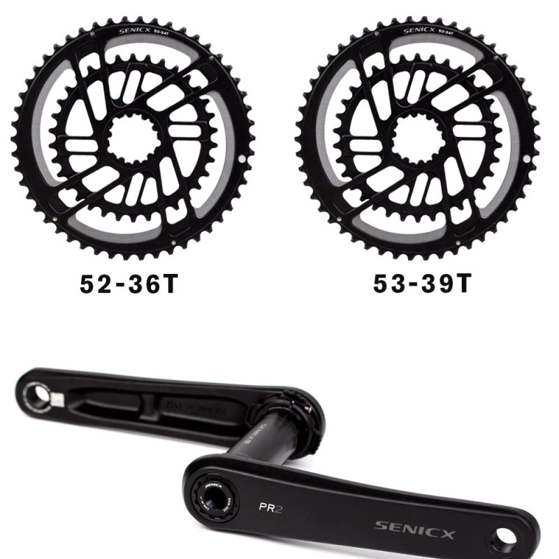 BIKE CRANKSET ROAD SENICX PR2 11V 52/36T X 170 -
