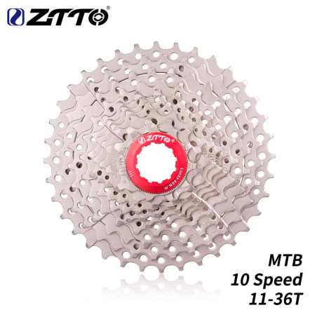 Cassette ZTTO 10 velocidades 11-36 en acero templado resistente