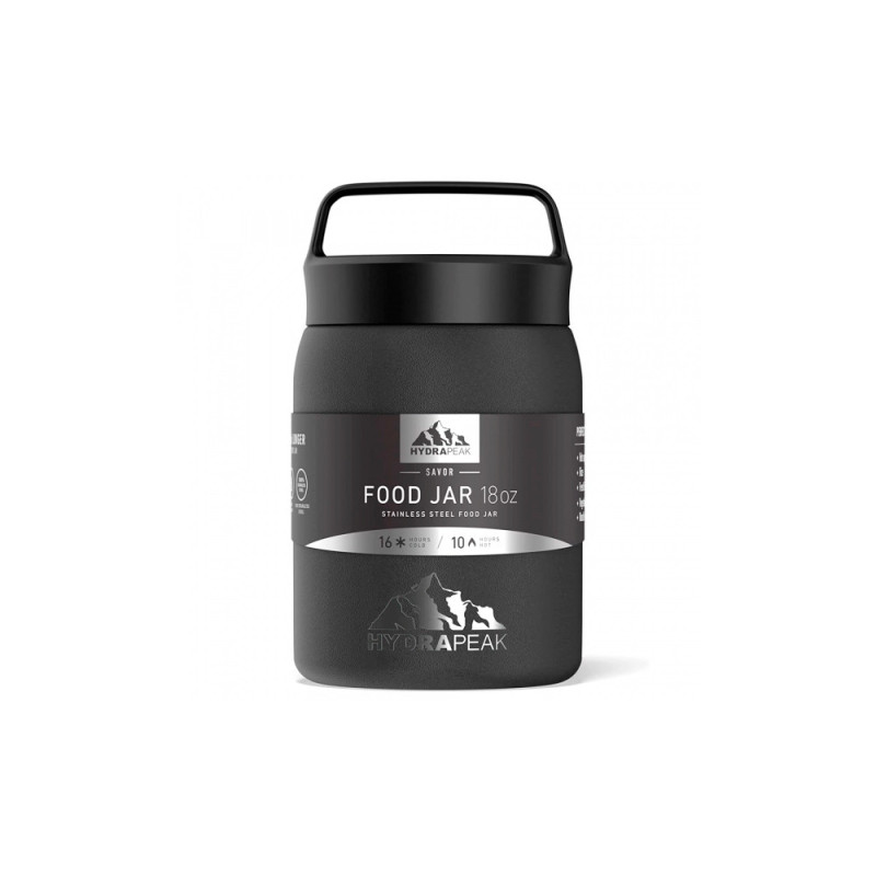 Marmita térmica Hydrapeak 532ML HP-JAR-18-BLACK - Negro