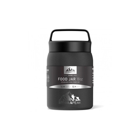 Hydrapeak Thermal Food Jar HP-JAR-18-BLACK 532ML - Black