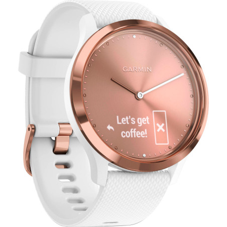 RELOGIO GARMIN VIVOMOVE HR  WW  SPORT  ROSE GOLD WHITE - 010-01850-02