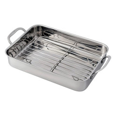Bandeja Para Lasanha Com Rack Cuisinart 7117-14RR Inox