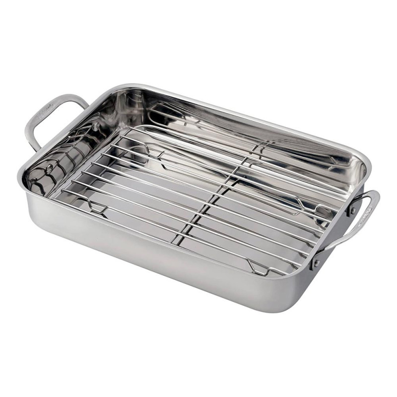 Bandeja Para Lasanha Com Rack Cuisinart 7117-14RR Inox