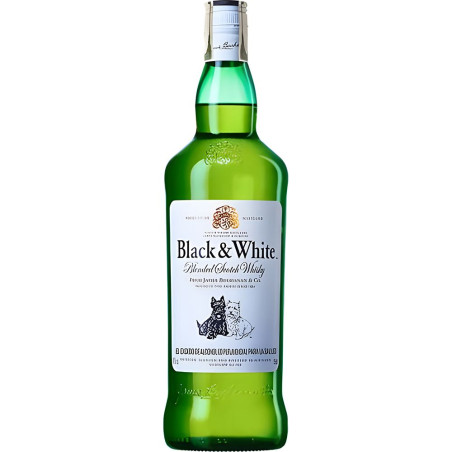 Whisky Black And White 8 Años 1L