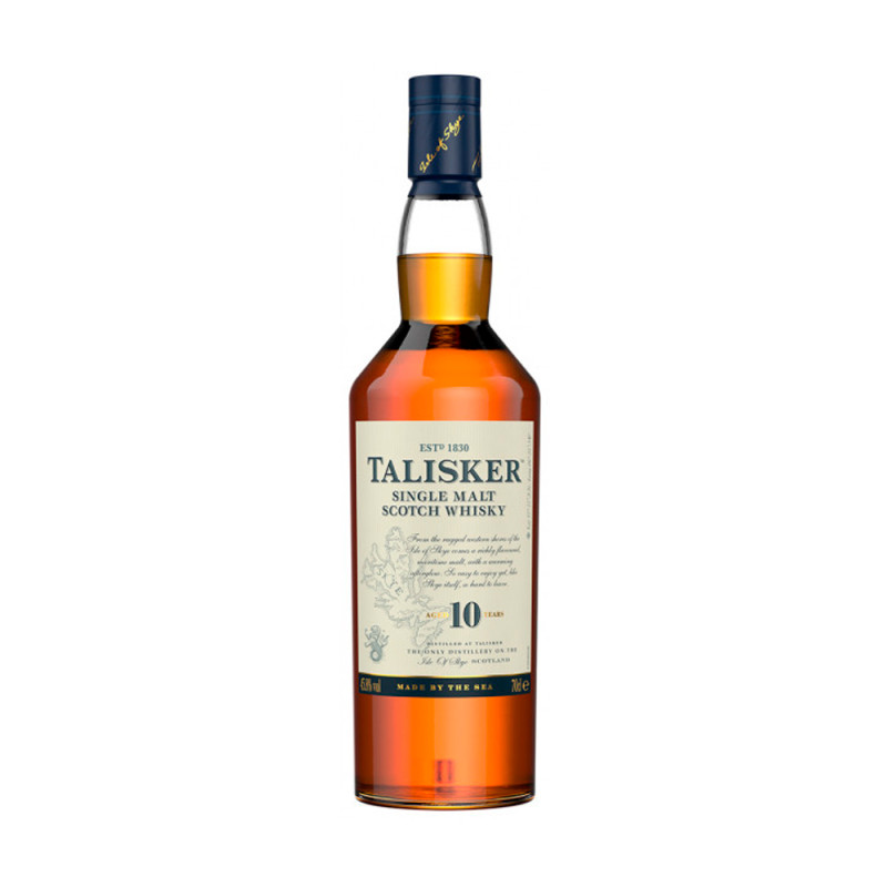 Talisker 10 Years Single Malt Whisky 1L - Smoky Flavor
