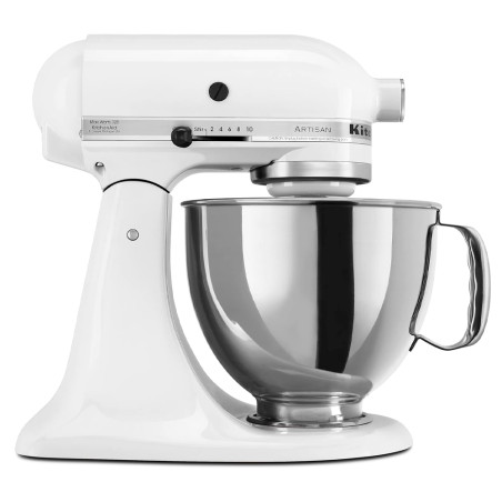 Batedeira KitchenAid Artisan 4.8L 10 Velocidades 220V 50/60Hz Branco - 5KSM150PSEWH