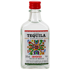 Tequila Ranchitos Silver Miniatura 40ML - Agave azul, 35%...