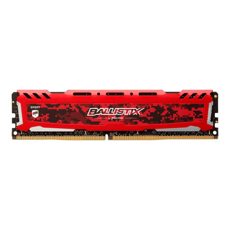 Memória RAM DDR4 Crucial Ballistix  4GB 2400M Vermelho - BLS4G4D240FSE