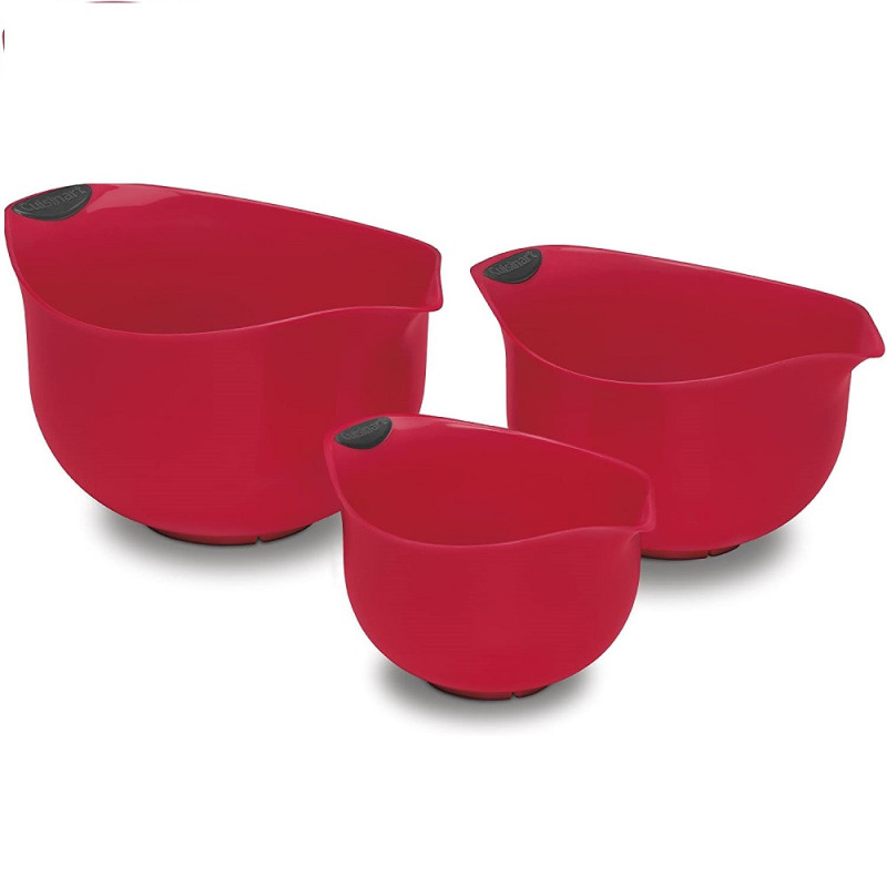 Jogo de Tigelas Cuisinart CTG-00-3MBR Vermelho  3 Peças
