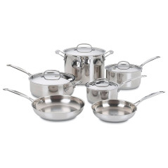 Jogo De Panelas Cuisinart 77-10P1 Inox – 10 Peças