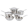 Jogo De Panelas Cuisinart 77-10P1 Inox – 10 Peças