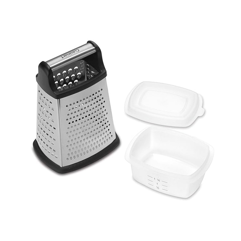 Rallador cuadrado CTG-00-BGS Cuisinart Inox con tapa