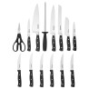 Jogo de Facas com Bloco Cuisinart C77TR-15P Triplo Rebite - 15 Peças