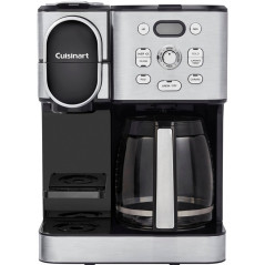 Cafetera Cuisinart SS-16 2 en 1 12 tazas Black Stainless