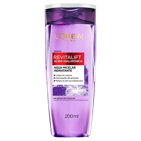 Água Micelar L’Oréal Revitalift com Ácido Hialurônico 200ML