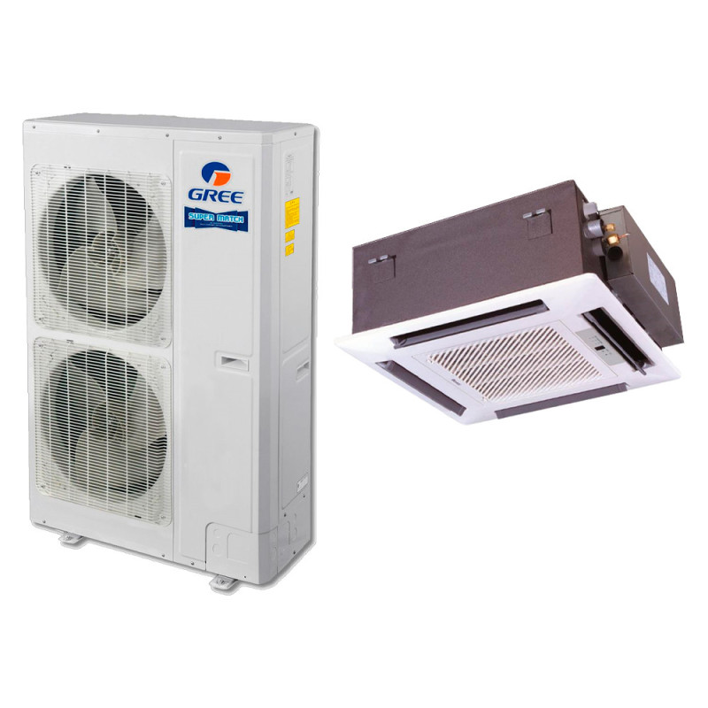 Ar Condicionado Cassette Gree Inverter 60.000 BTUs R32  50/60 Hz - Branco