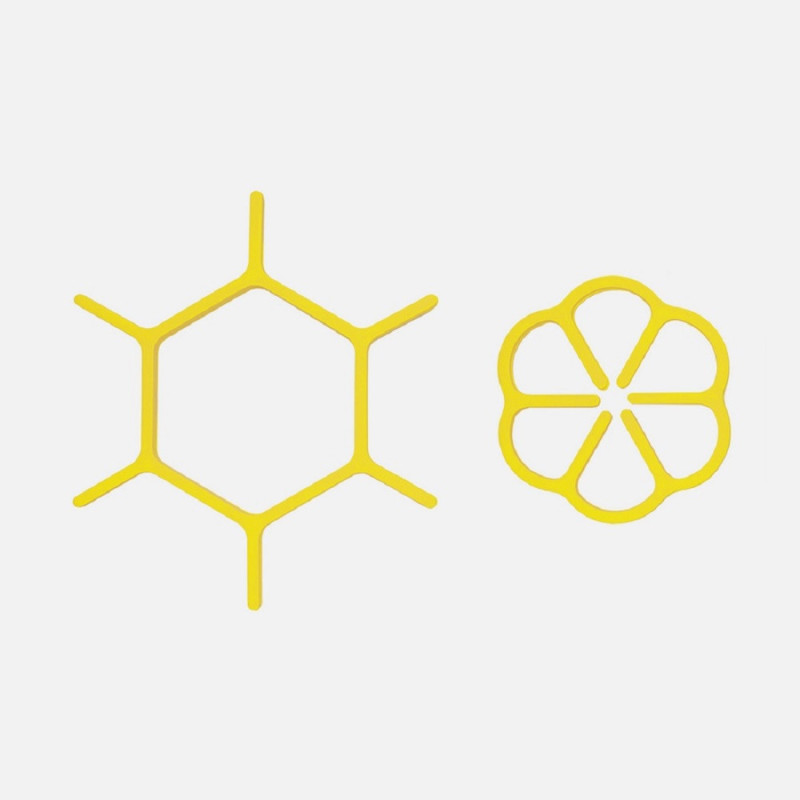 Cuisinart CTG-00-CTY Silicone Coasters Yellow - 2 pieces